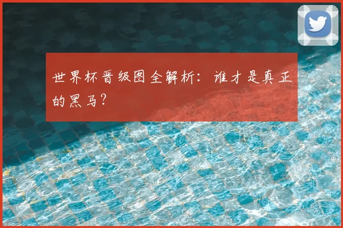 世界杯晋级图全解析:谁才是真正的黑马?